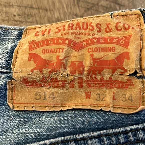 Vintage Levi Mens 514 32x34 - Picture 2 of 16
